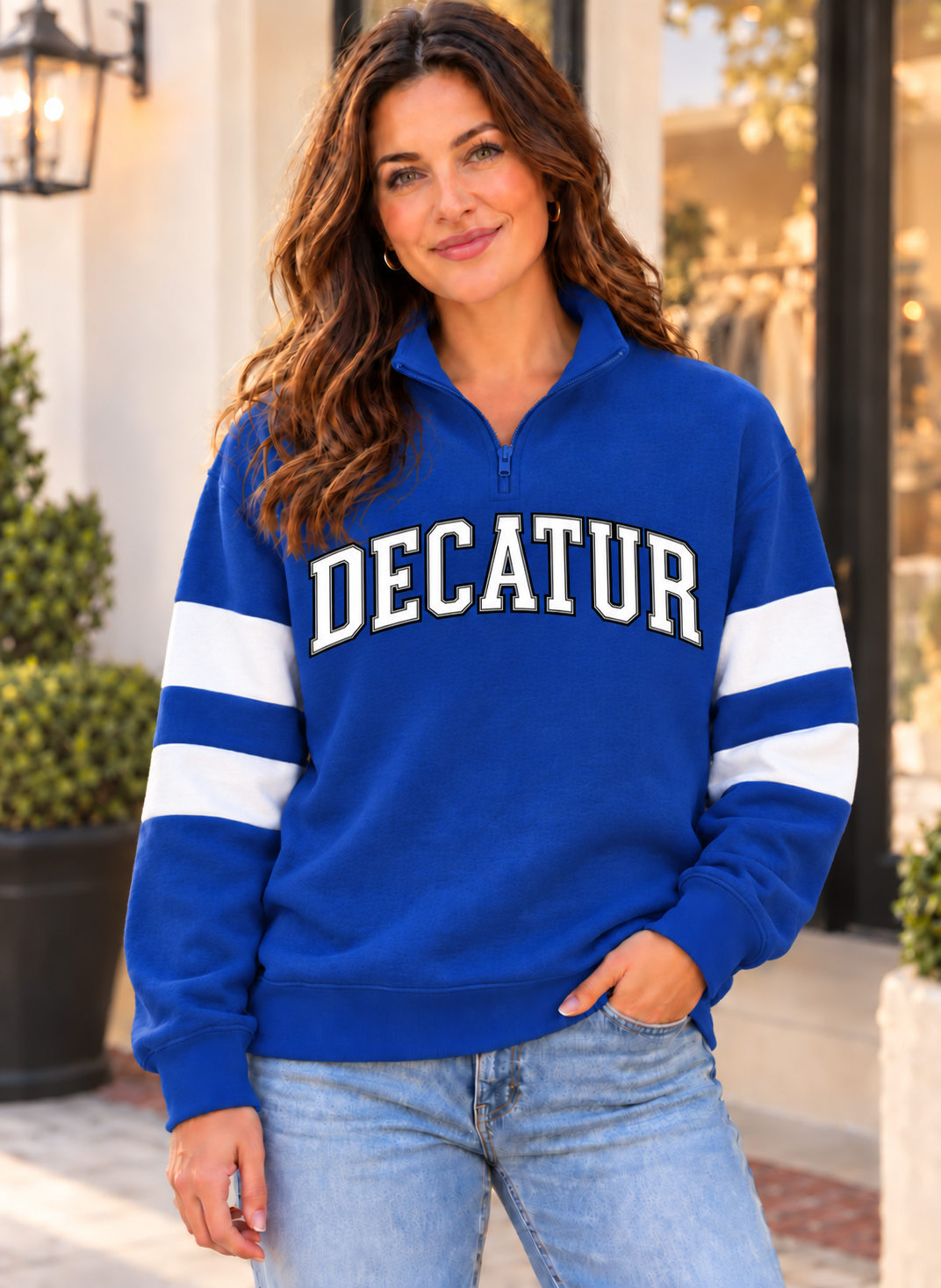 Decatur Ladies’ Quarter-Zip Pullover