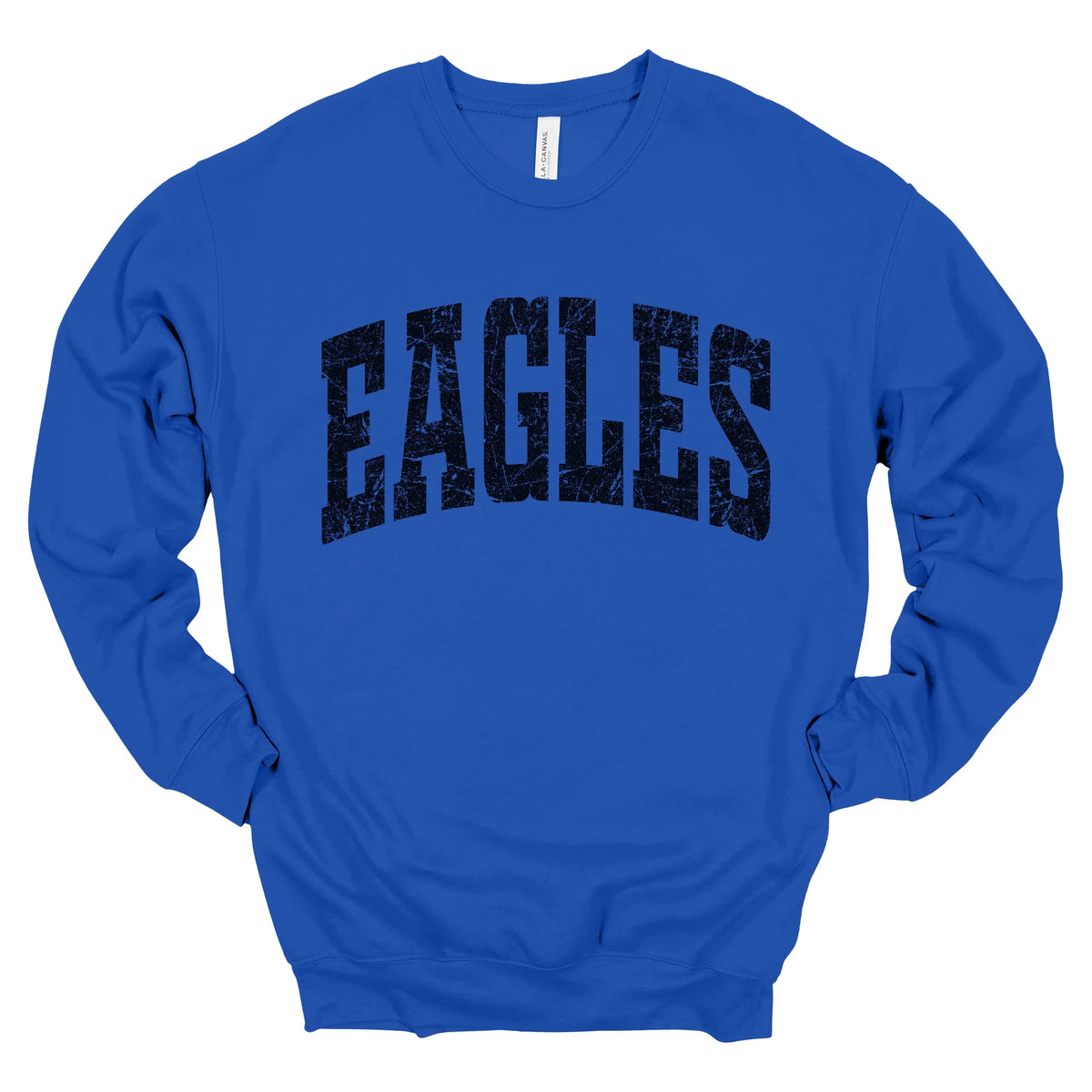 Distressed EAGLE Crew Neck Sweatshirt