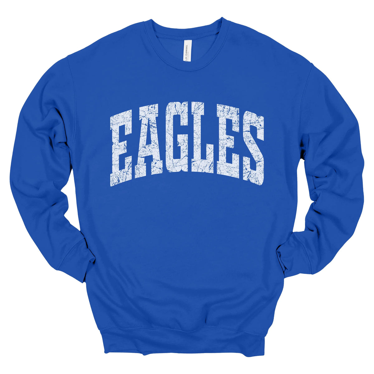 Distressed EAGLE Crew Neck Sweatshirt