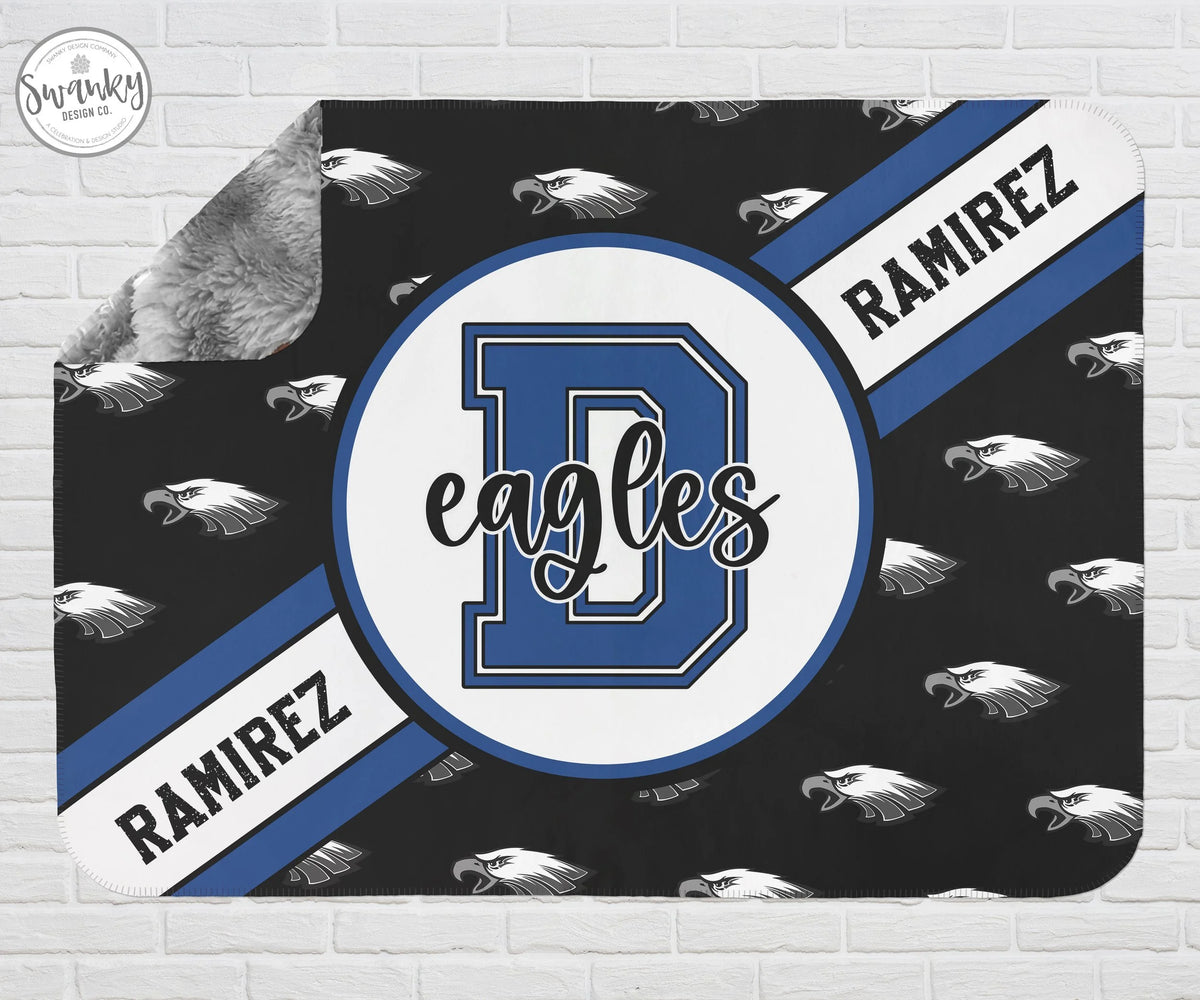 Decatur Eagles Sherpa Blanket