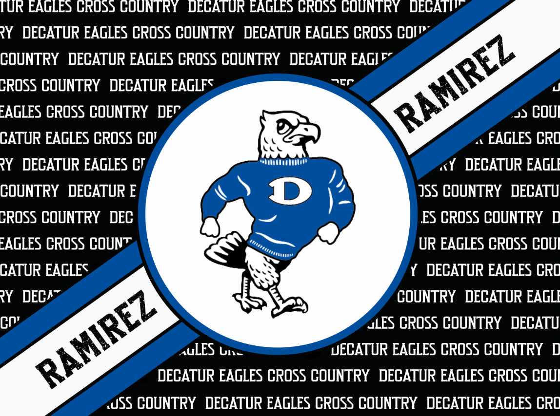 XC Decatur Eagles Sherpa Blanket