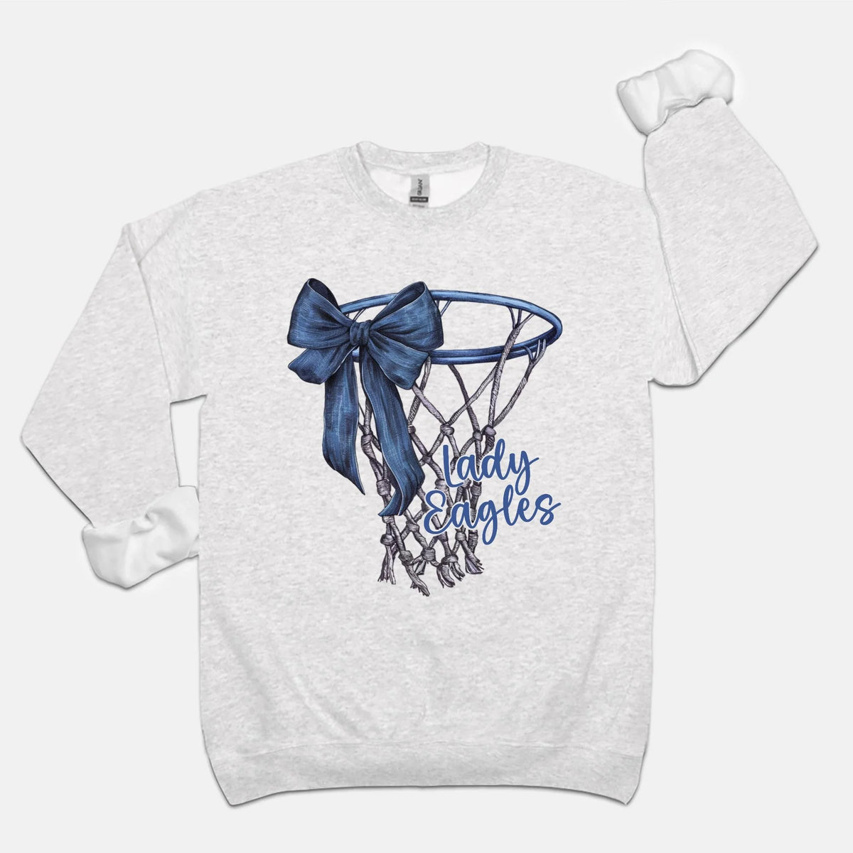 Lady Eagles Bow Crew Neck Sweatshirt