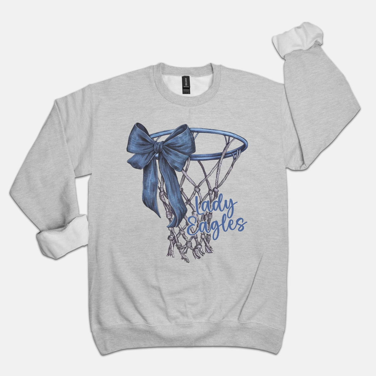 Lady Eagles Bow Crew Neck Sweatshirt