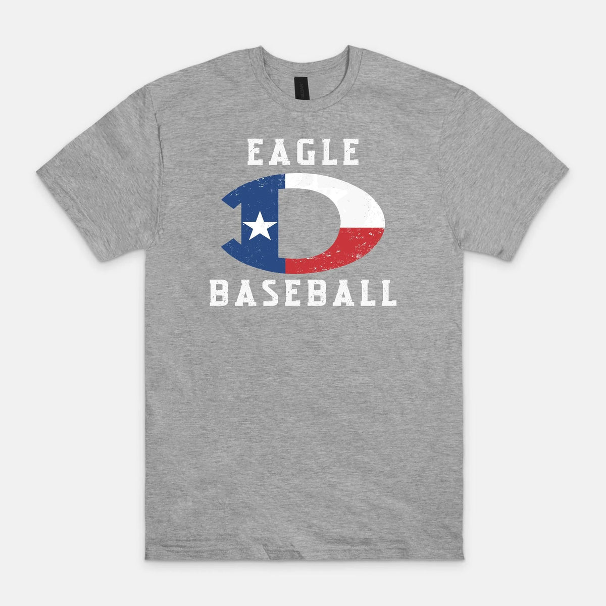 Decatur Eagle Texas Flag T-Shirt - Gildan