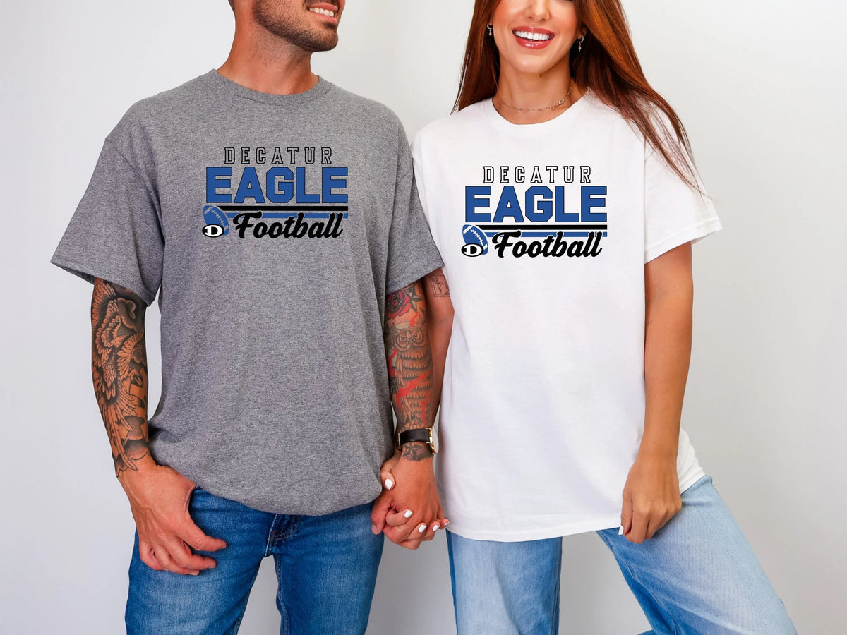 Decatur Eagle Football T-Shirt-Gildan