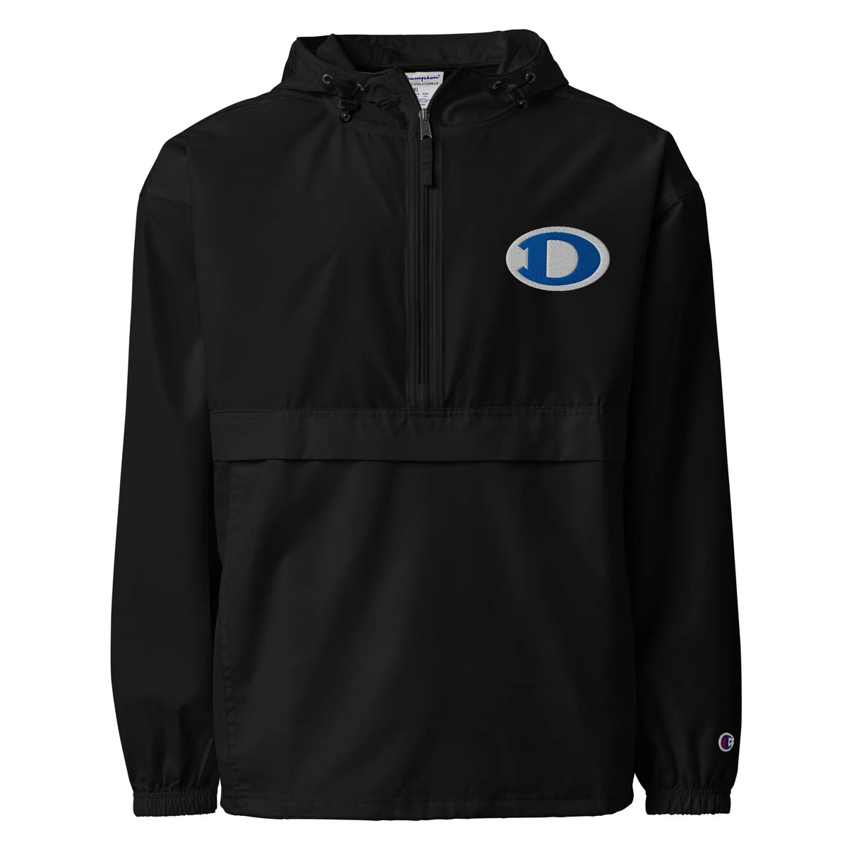 D Champion Packable Jacket-Embroidered Logo