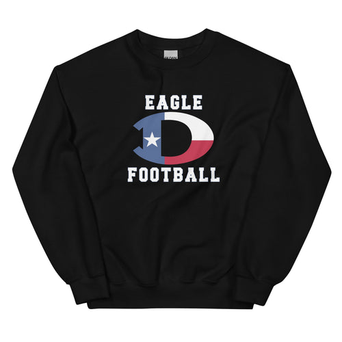 Decatur Eagle Football Crew Neck Sweat Shirt - Gildan