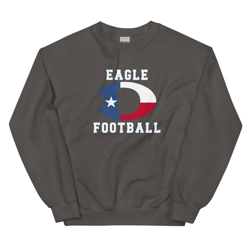 Decatur Eagle Football Crew Neck Sweat Shirt - Gildan