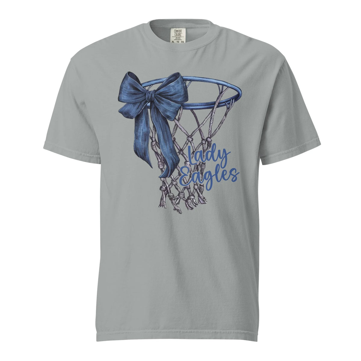 Lady Eagles Bow T-Shirt- Comfort Colors