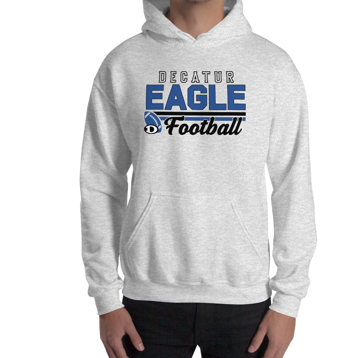 Decatur Eagle Football Hoodie - Gildan