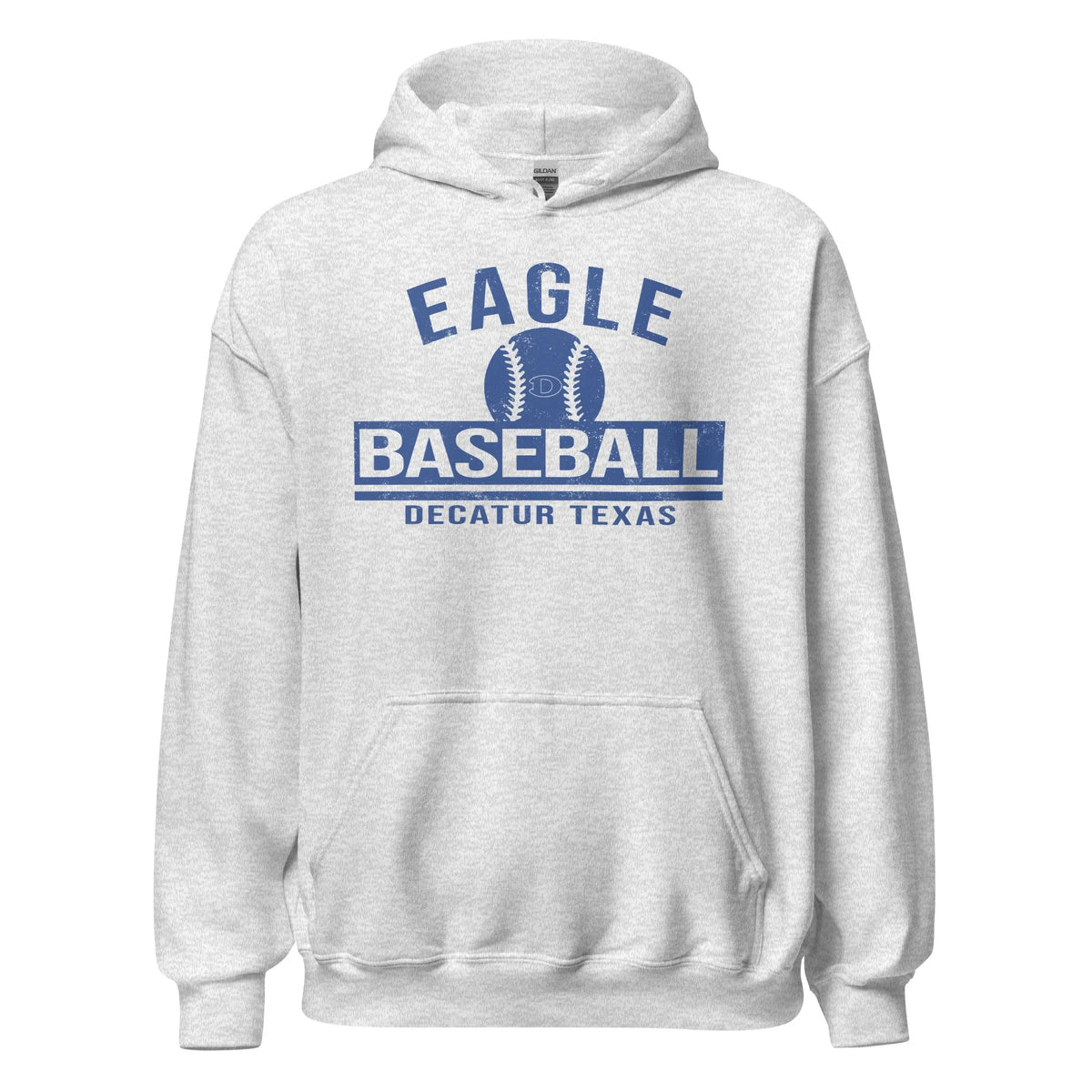 Eagle Baseball Decatur Texas Hoodie- Gildan – view 2
