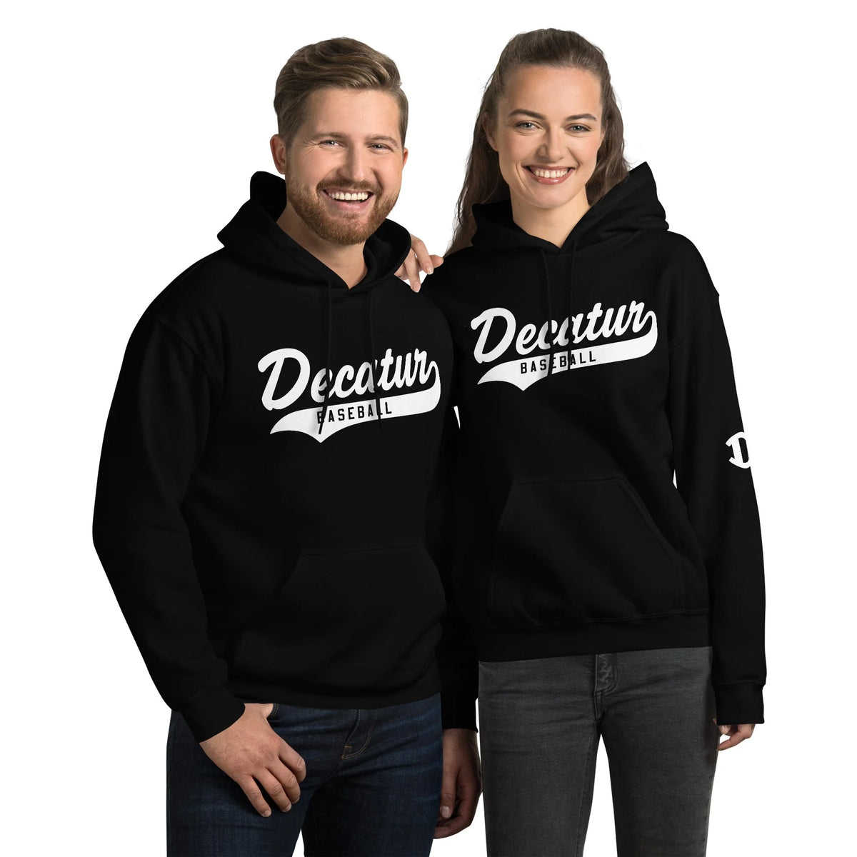 Decatur Baseball Hoodie- Gildan – view 8