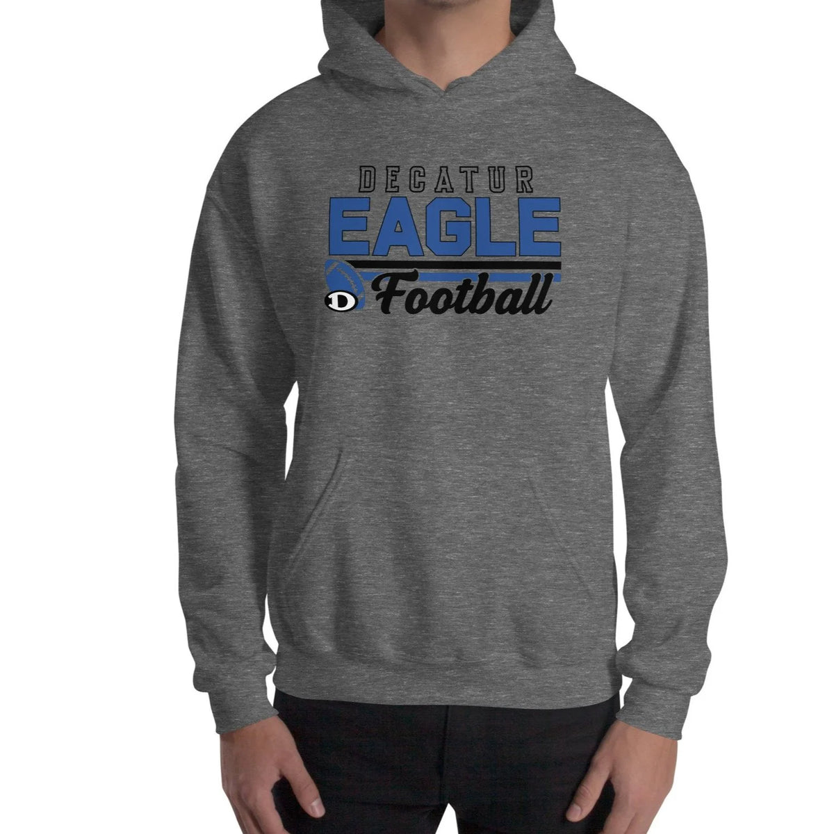 Decatur Eagle Football Hoodie - Gildan – view 5