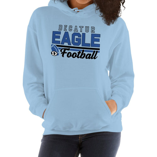 Decatur Eagle Football Hoodie - Gildan