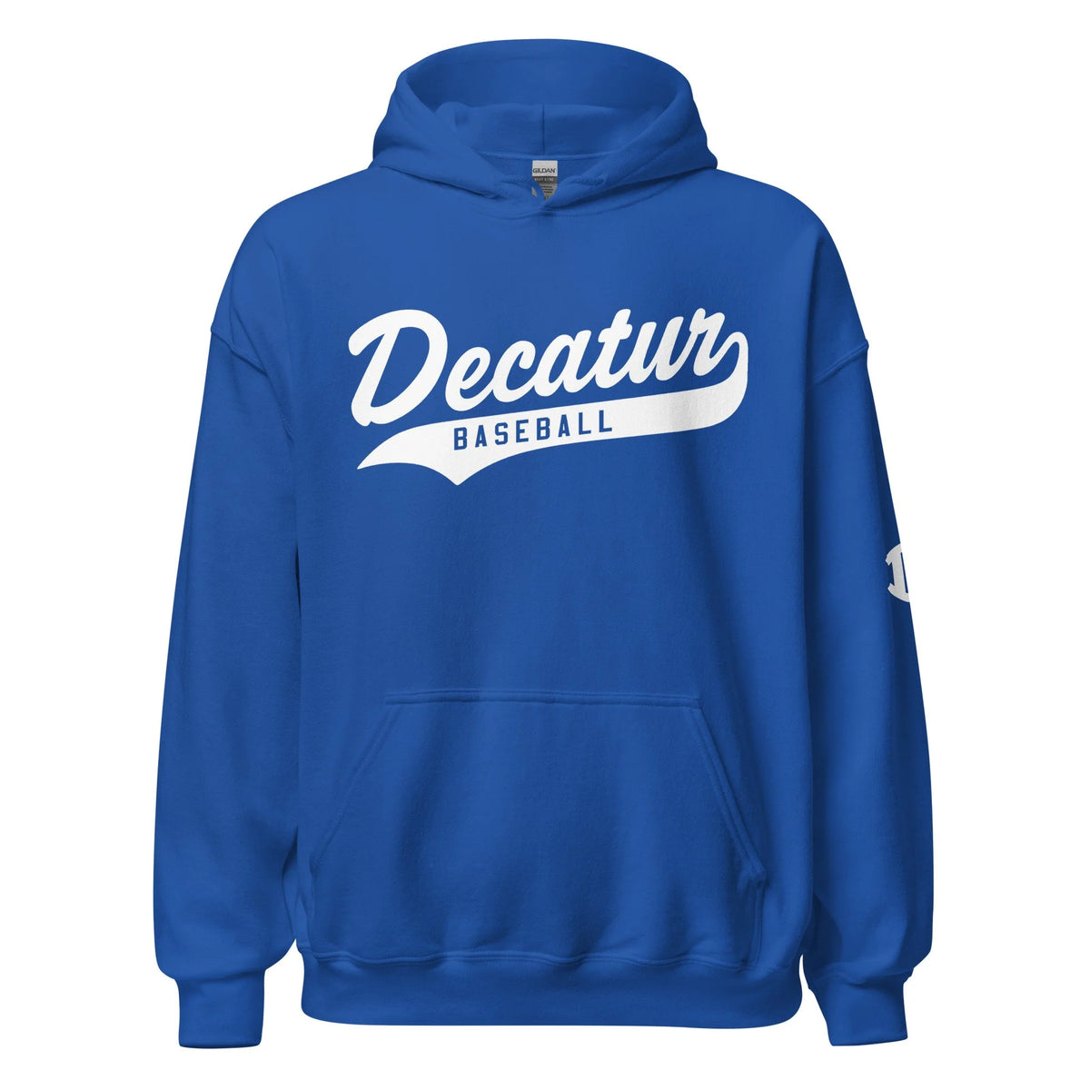 Decatur Baseball Hoodie- Gildan – view 2