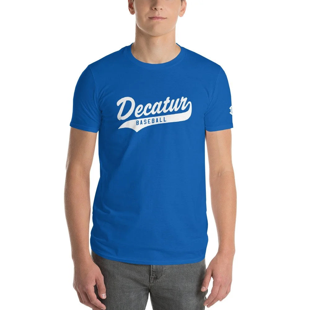 Decatur Baseball T-Shirt-Royal Blue
