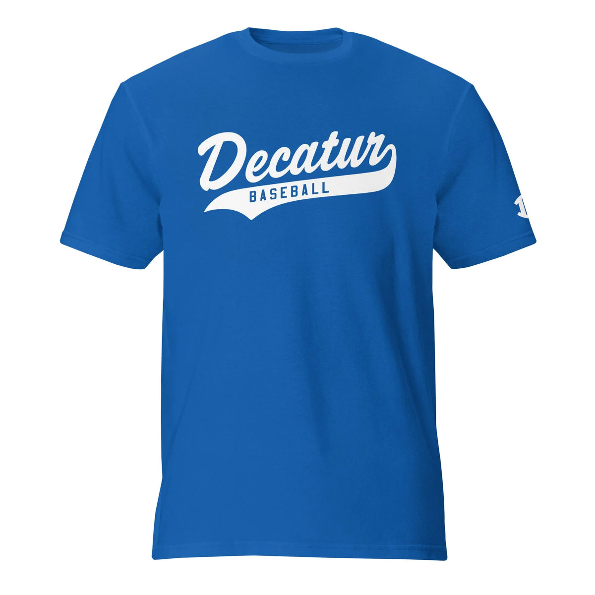 Decatur Baseball T-Shirt-Royal Blue