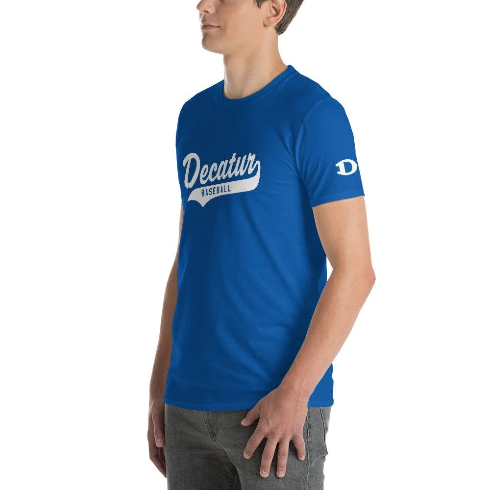 Decatur Baseball T-Shirt-Royal Blue