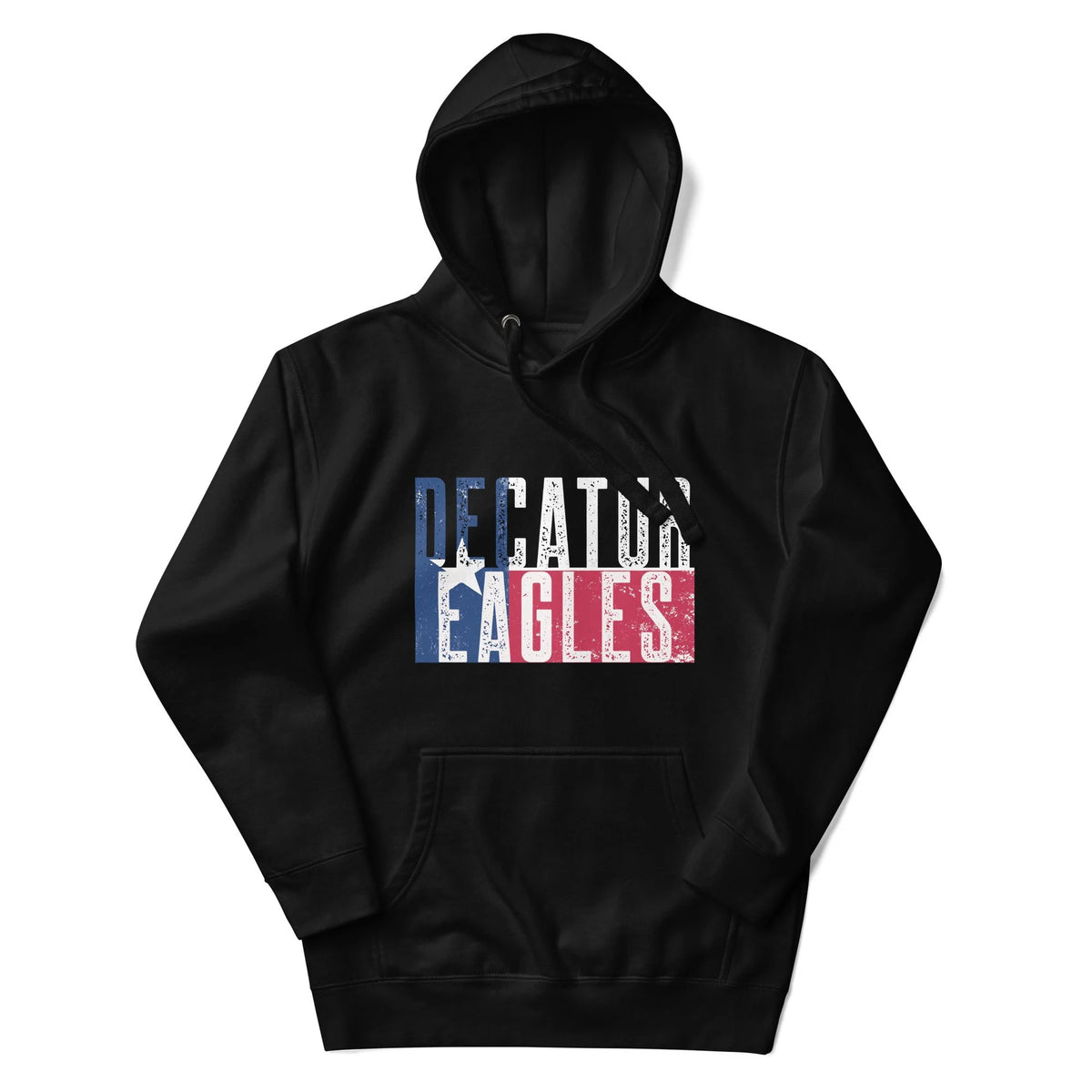 Texas Flag Decatur Eagles Hoodie- Gildan