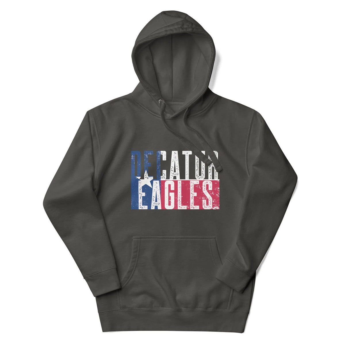 Texas Flag Decatur Eagles Hoodie- Gildan